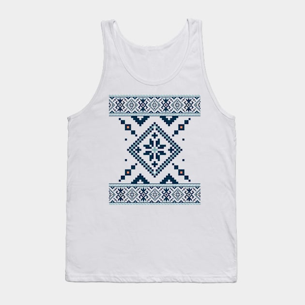 Seamless Pattern Design Tank Top by OM Des